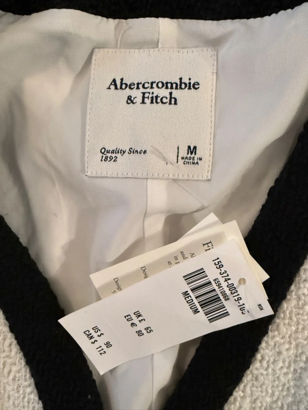 Abercrombie & Fitch Mara Tweed Mini Dress New - Picture 2 of 3